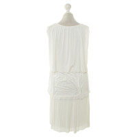 Velvet Summer dress in white