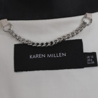Karen Millen Blazer met materiaal mix