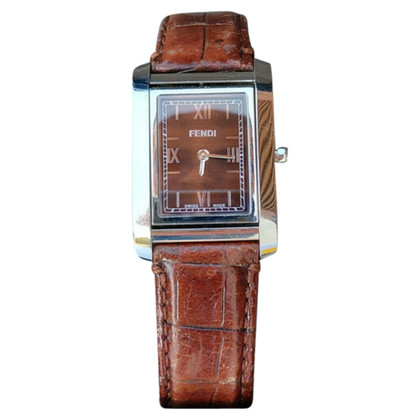 Fendi Watch Steel in Brown