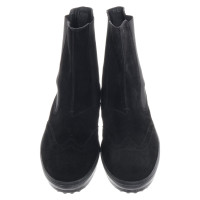 Tod's Suede ankle boots in black