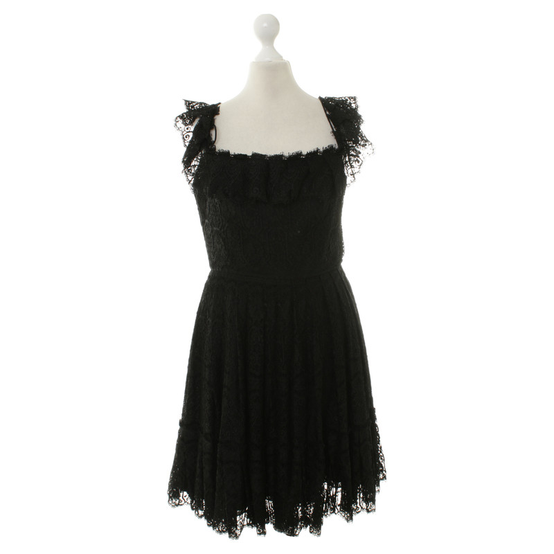 Marchesa Kant jurk in zwart
