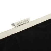 Giorgio Armani clutch realizzato in velluto