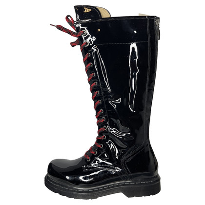 Cesare Paciotti Boots Patent leather in Black