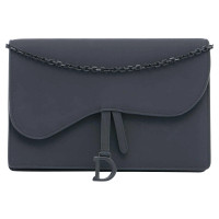 Dior Clutch Bag Leather in Black