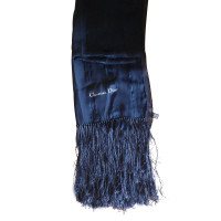 Christian Dior Zijden sjaal met franjes