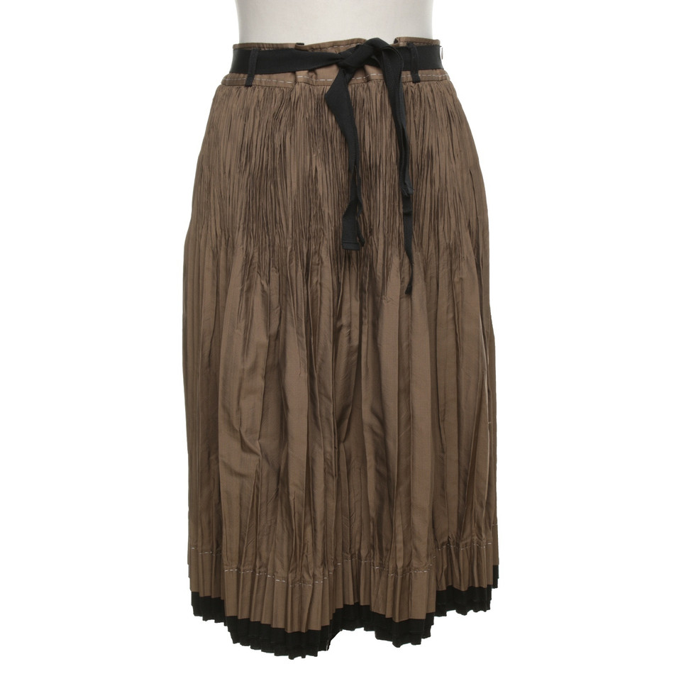 Strenesse Blue Issued skirt with pleats