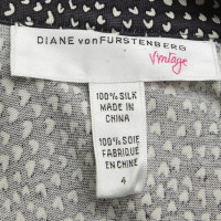 Diane Von Furstenberg Wrap dress in dark blue/white