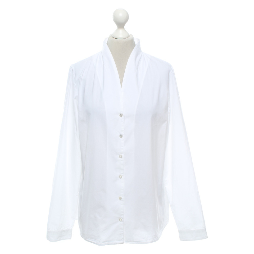 Marc O'polo Top en Coton en Blanc