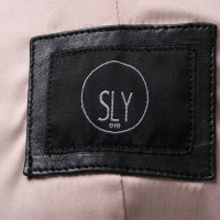 Sly 010 Veste/Manteau en Cuir en Noir
