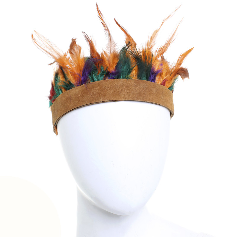 Other Designer Headdress made of leather and feathers