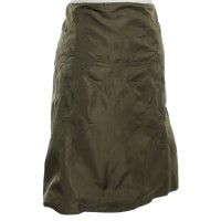 Jil Sander Silk skirt in green