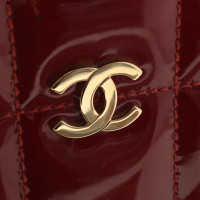 Chanel Shopper aus rotem Lackleder