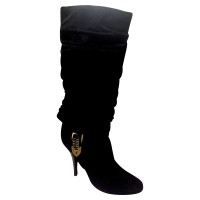 Christian Dior Boots Suede in Black