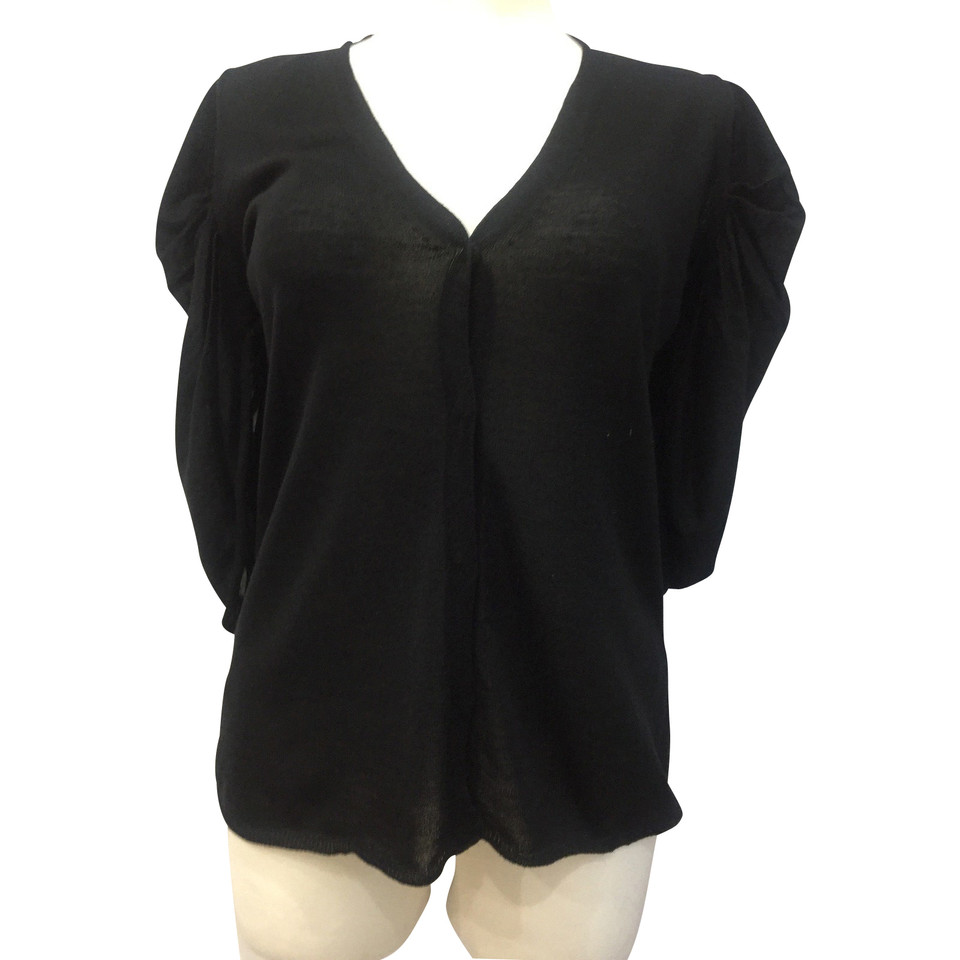 Prada Gebreide blouse in zwart
