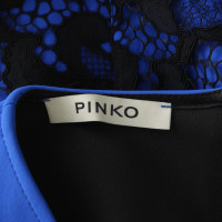 Pinko Kleid in Royalblau/Schwarz