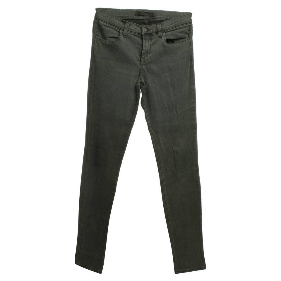 J Brand Grüne Skinny-Jeans