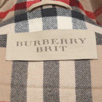 Burberry Jacke/Mantel aus Wolle in Beige