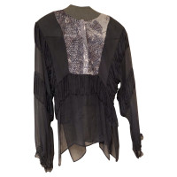 Just Cavalli Bluse in Grau