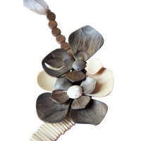 Max Mara Max Mara wooden necklace