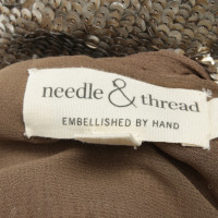Needle & Thread Robe avec paillettes