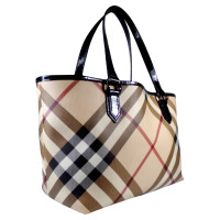 Burberry Tote Bag aus Canvas in Beige
