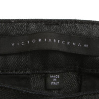 Victoria Beckham Black jeans with zippers