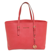 Michael Kors Shopper Leather in Red