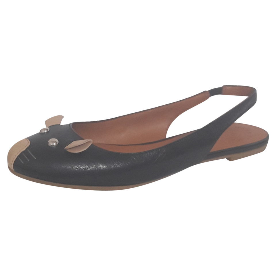 Marc By Marc Jacobs Slippers/Ballerinas Leather in Black