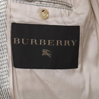 Burberry Mantel in Creme/Silber