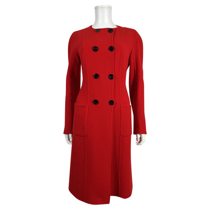 Christian Dior Jacke/Mantel in Rot