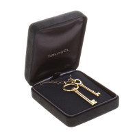 Tiffany & Co. catena d'oro 18 carati con anello portachiavi