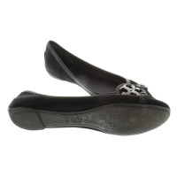 Tory Burch Ballerinas leather in black