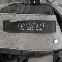 Oakwood Jacke/Mantel aus Leder in Khaki