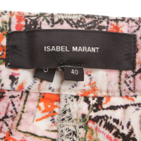 Isabel Marant Pantaloni con motivo colorato