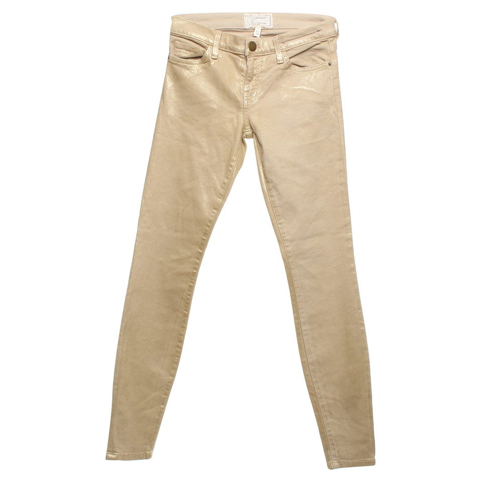 Current Elliott Gold colored jeans