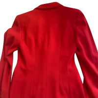 Moschino Cheap And Chic Blazer in Lana in Rosso