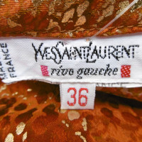 Yves Saint Laurent Oberteil mit Schlangen-Print