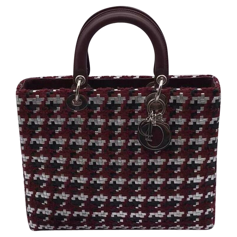 Christian Dior Lady Dior in Jersey in Bordeaux
