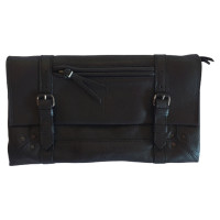 Jerome Dreyfuss Clutch Bag Leather in Black
