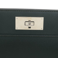 Hermès Toolbox 26 aus Leder in Grün