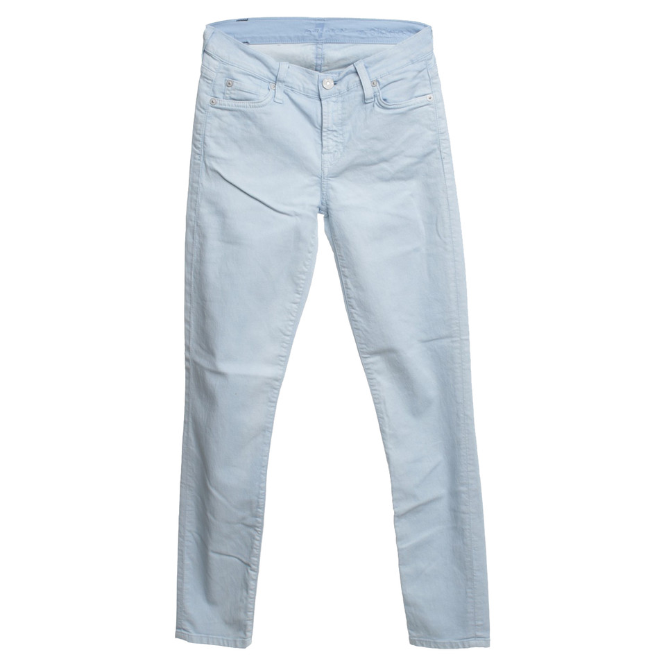 7 For All Mankind Jeans "The Skinny" in light blue