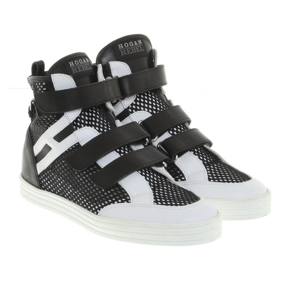Hogan Sneakers in Schwarz/Weiß