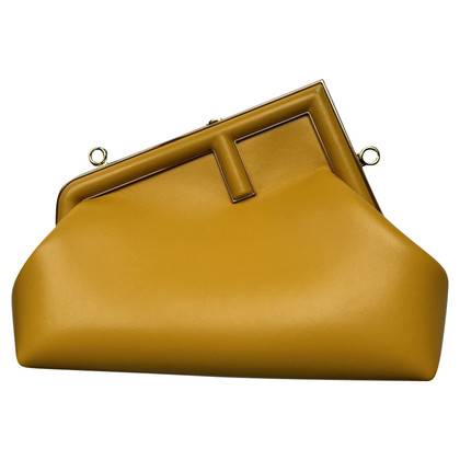 Fendi First Leather in Yellow