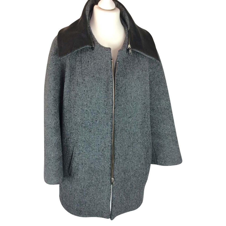 Isabel Marant Coat with leather collar