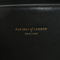 Aspinal Of London Handtasche aus Leder in Schwarz