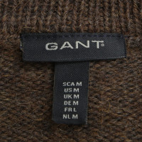 Gant Maglione di lana marrone