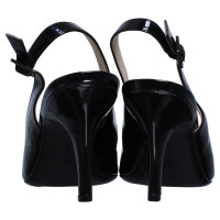 Calvin Klein Black patent leather pumps