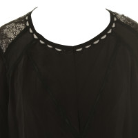 Iro Silk blouse in black