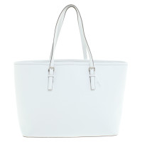 Michael Kors "Jet Set Travel Tote" in white