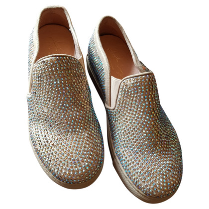 Lola Cruz Sneakers Leer in Goud